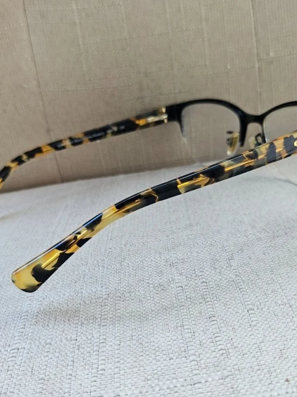 Coach Women Eyeglasses Frame HC5078 Satin Black/Honey Mosaic Eyewear Glasses